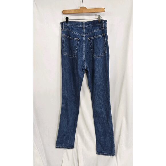 Abercrombie & Fitch Curve Love 90 Slim Straight Ultra High Rise Jeans Size 30/10 - Picture 4 of 8